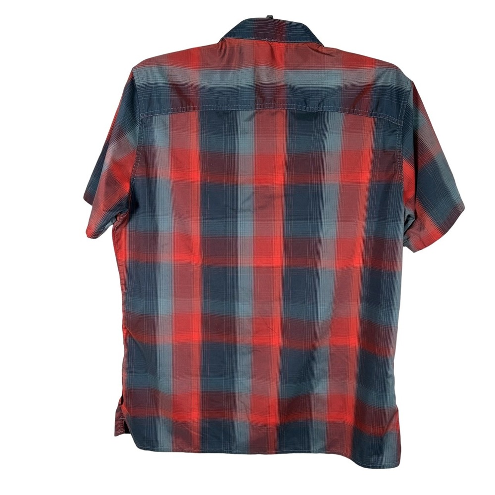 Kuhl Response Shirt Mens Large Plaid Lightweight Short Sleeve Button Up Hiking - Picture 2 of 13